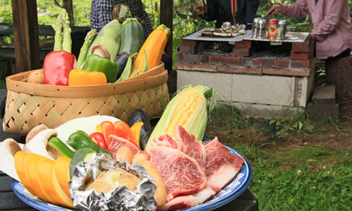 バーベキュー炉